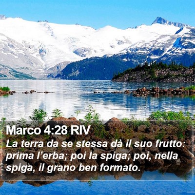 Marco 4:28 RIV Bible Verse Image