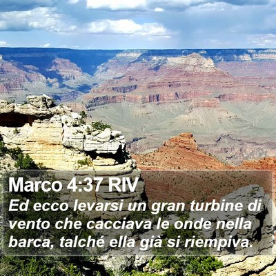 Marco 4:37 RIV Bible Verse Image