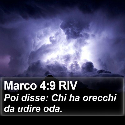 Marco 4:9 RIV Bible Verse Image