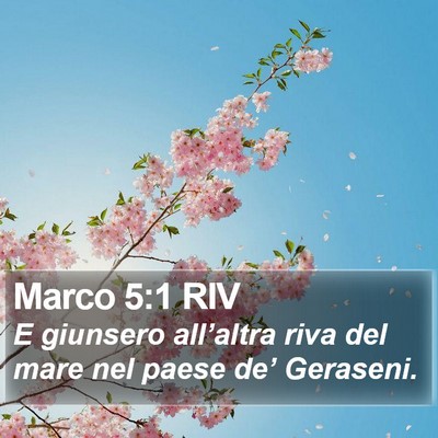 Marco 5:1 RIV Bible Verse Image