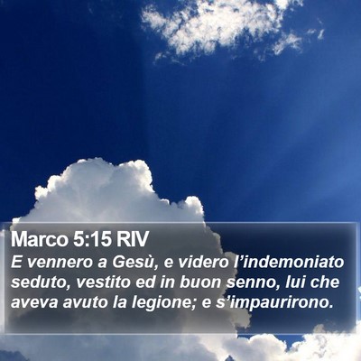 Marco 5:15 RIV Bible Verse Image