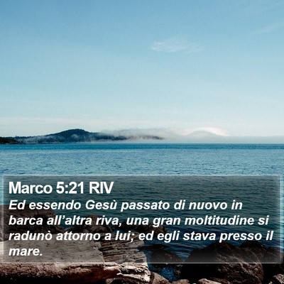 Marco 5:21 RIV Bible Verse Image