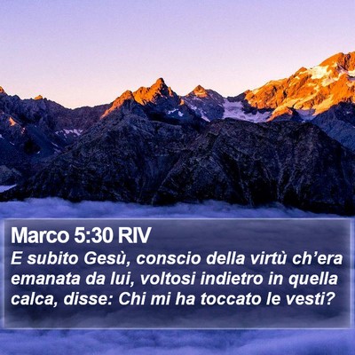 Marco 5:30 RIV Bible Verse Image