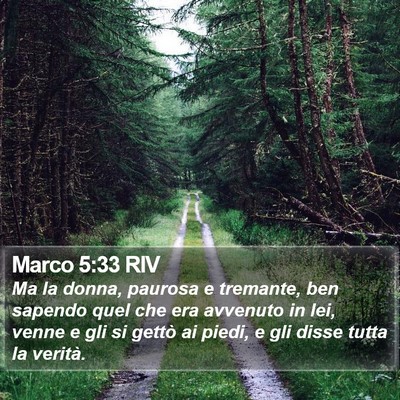 Marco 5:33 RIV Bible Verse Image