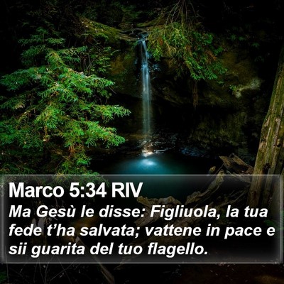 Marco 5:34 RIV Bible Verse Image