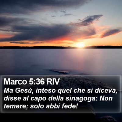 Marco 5:36 RIV Bible Verse Image