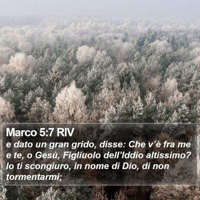 Marco 5:7 RIV Bible Verse Image