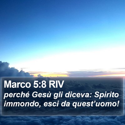 Marco 5:8 RIV Bible Verse Image