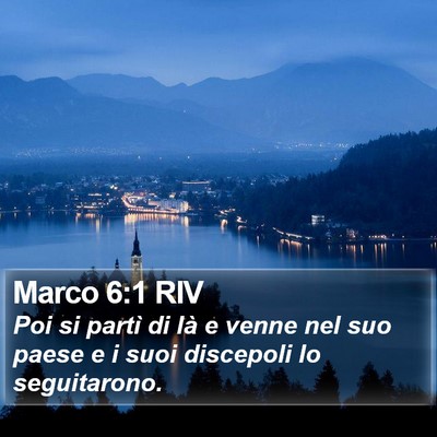 Marco 6:1 RIV Bible Verse Image