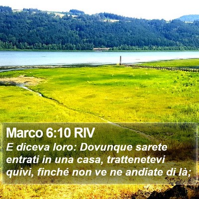 Marco 6:10 RIV Bible Verse Image