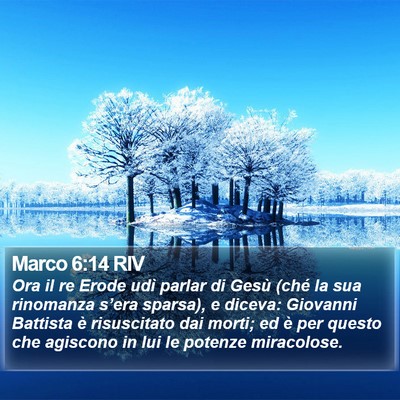 Marco 6:14 RIV Bible Verse Image