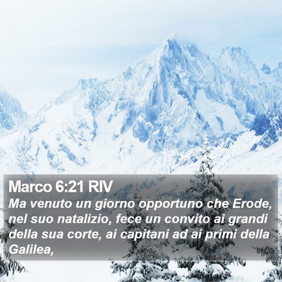 Marco 6:21 RIV Bible Verse Image