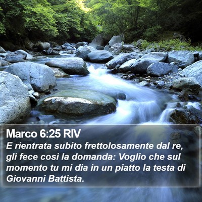 Marco 6:25 RIV Bible Verse Image