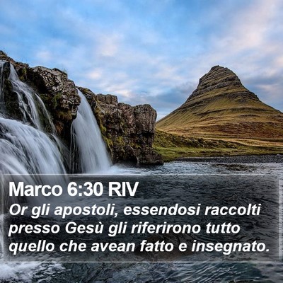 Marco 6:30 RIV Bible Verse Image