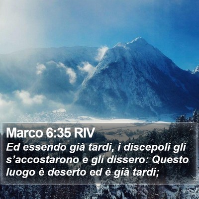 Marco 6:35 RIV Bible Verse Image