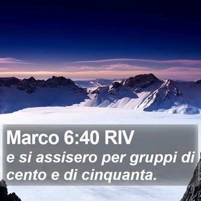 Marco 6:40 RIV Bible Verse Image