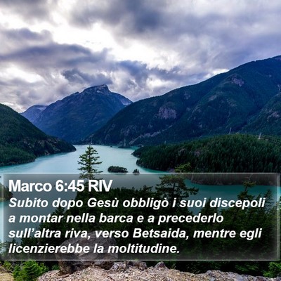 Marco 6:45 RIV Bible Verse Image