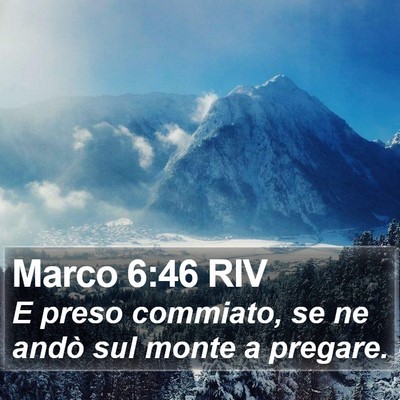 Marco 6:46 RIV Bible Verse Image