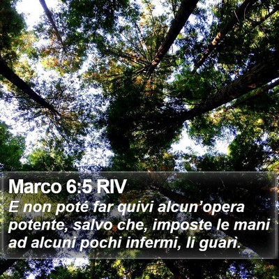 Marco 6:5 RIV Bible Verse Image