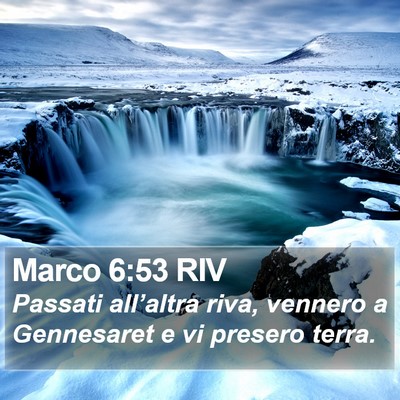 Marco 6:53 RIV Bible Verse Image