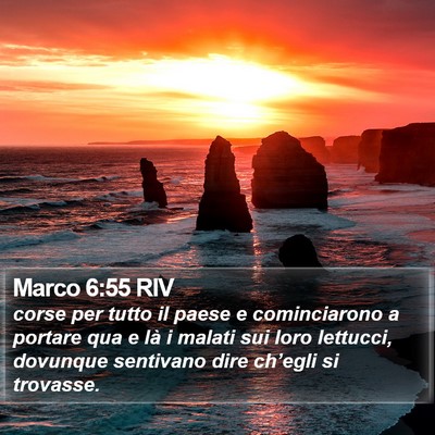 Marco 6:55 RIV Bible Verse Image