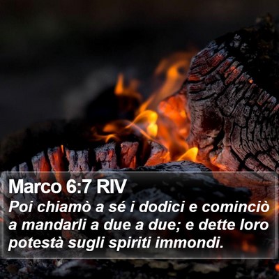 Marco 6:7 RIV Bible Verse Image