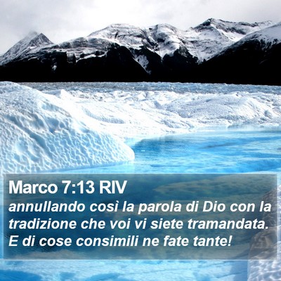 Marco 7:13 RIV Bible Verse Image