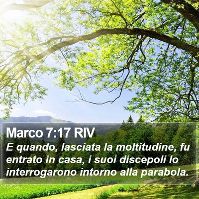 Marco 7:17 RIV Bible Verse Image