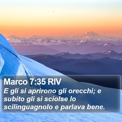Marco 7:35 RIV Bible Verse Image