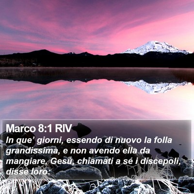 Marco 8:1 RIV Bible Verse Image