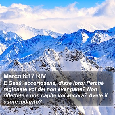 Marco 8:17 RIV Bible Verse Image