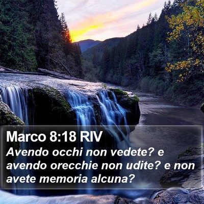 Marco 8:18 RIV Bible Verse Image