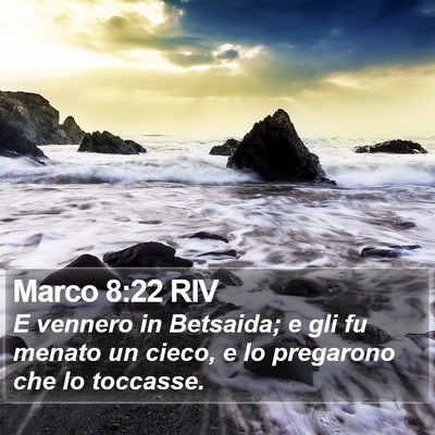 Marco 8:22 RIV Bible Verse Image