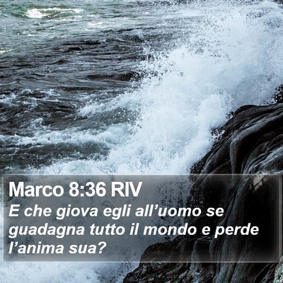 Marco 8:36 RIV Bible Verse Image