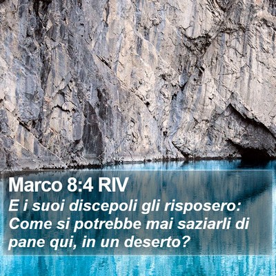 Marco 8:4 RIV Bible Verse Image