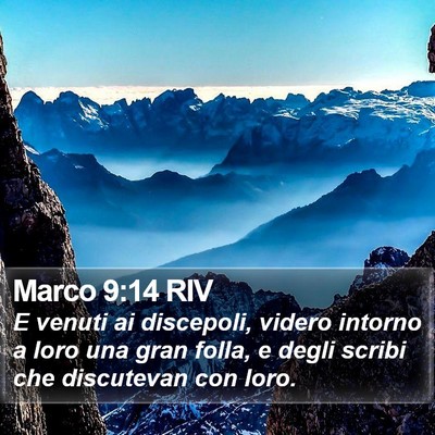 Marco 9:14 RIV Bible Verse Image