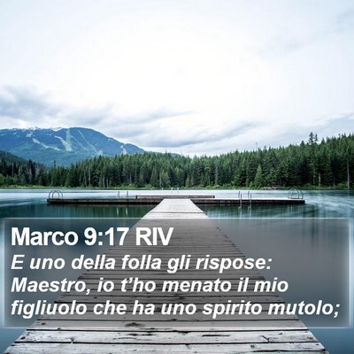 Marco 9:17 RIV Bible Verse Image