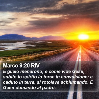 Marco 9:20 RIV Bible Verse Image