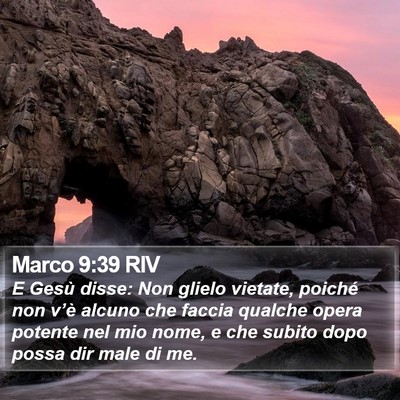 Marco 9:39 RIV Bible Verse Image