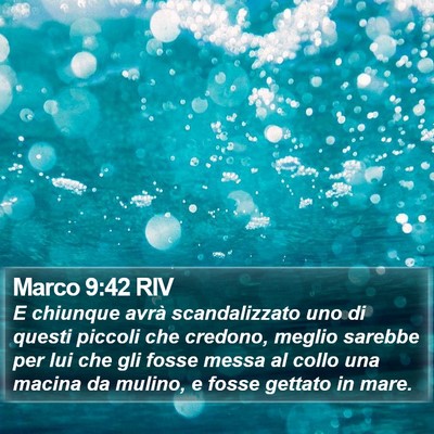 Marco 9:42 RIV Bible Verse Image