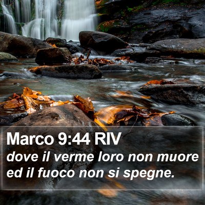 Marco 9:44 RIV Bible Verse Image