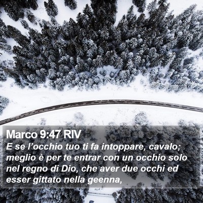 Marco 9:47 RIV Bible Verse Image