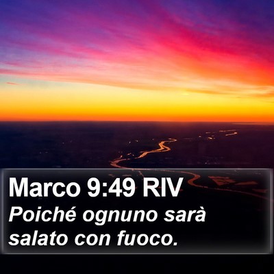 Marco 9:49 RIV Bible Verse Image
