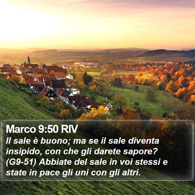 Marco 9:50 RIV Bible Verse Image
