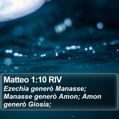 Matteo 1:10 RIV Bible Verse Image