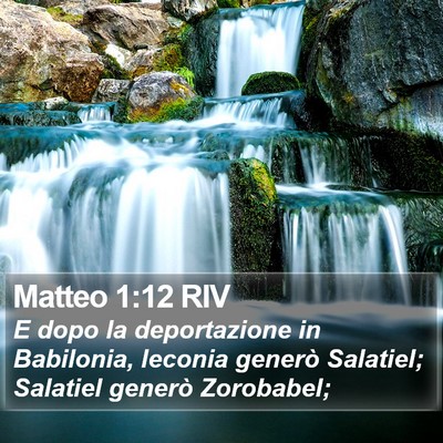 Matteo 1:12 RIV Bible Verse Image