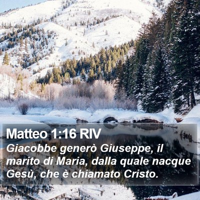 Matteo 1:16 RIV Bible Verse Image