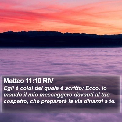 Matteo 11:10 RIV Bible Verse Image