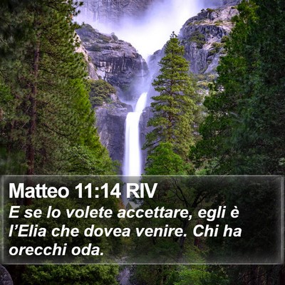 Matteo 11:14 RIV Bible Verse Image