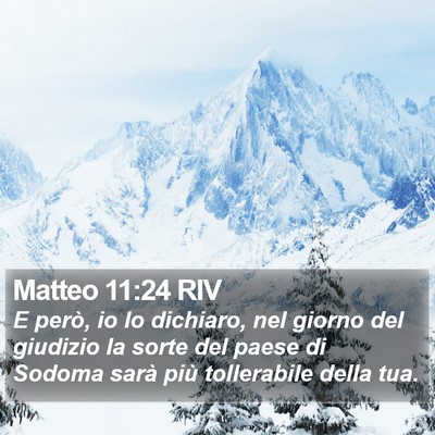 Matteo 11:24 RIV Bible Verse Image
